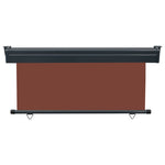 ZNTS Balcony Side Awning 175x250 cm Brown 48441