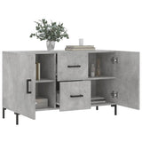 Sideboard Concrete Grey 100x36x60 cm Engineered Wood 828176