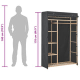 Wardrobe Grey 110x40x170 cm Fabric 248189