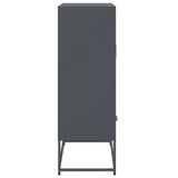 Highboard Anthracite 68x39x111.5 cm Steel 846610