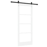 Sliding Door Manual ORKDAL White 83 x 202 cm Wood and metal 3332446