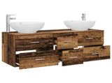 Bathroom Furniture Set 3 pcs Old Wood 49.5 x 44.5 x 65 cm 3405913