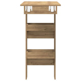 Wall Bar Table Artisan Oak 102x45x103.5 cm Engineered Wood 856861