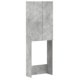 Toilet Cabinet ARNHEM Concrete Grey 66 x 25.5 x 190 cm 896698