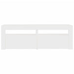 ZNTS TV Cabinet with LED Lights White 120x35x40 cm 804355