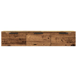 Wall Cabinet Old Wood 102x30x20 cm Engineered Wood 856985