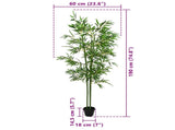 Artificial Bambo Tree 2 pcs Green 60 x 18 x 190 cm 42042061