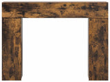 Fireplace Surround Smoked Oak 102 x 18 x 100.5 cm 8006602