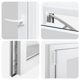 Basement Window RISOR 60x80 cm Tilt&Turn DIN Left White 4108303