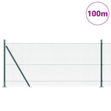 Welded Wire Fence with Concrete Base 100 x 1 m 3352500