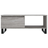 Coffee Table Grey Sonoma 90x50x36.5 cm Engineered Wood 830578