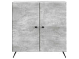 Sideboard Concrete Grey 66 x 34.5 x 90 cm Engineered Wood 895508
