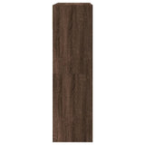 Shoe Cabinet with 2 Flip-Drawers Brown Oak 80x34x116 cm 3214412