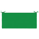 2-Piece Bench Cushions SOEST 2 pcs 100% Polyester Green 949353