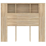 Headboard Cabinet Sonoma Oak 120x18.5x102.5 cm 811919