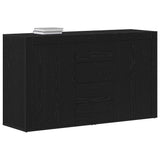 Sideboard Black Oak 120 x 36 x 69 cm Engineered Wood 3333865