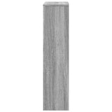 ZNTS Radiator Cover Grey Sonoma 104x20x82 cm Engineered Wood 852695