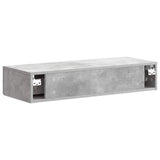 Wall-Mounted Side Table Concrete Grey 87.5 x 34.5 x 17 cm 898668