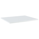 805277 Bookshelf Boards 8 pcs High Gloss White 60x50x1,5 cm Engineered Wood