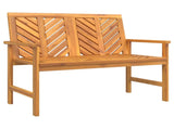 Garden Lounge Set 3 pcs Brown Solid Acacia Wood 3154131