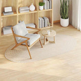 Rug ZIZUR Cream 200 x 100 cm Polypropylene 42000864