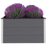 Garden Raised Bed WPC 100x100x54 cm Grey 43605