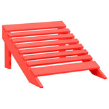 Garden Chair Red Solid fir wood Standard Detachable 315863