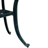 Garden Table Green 53x53x53 cm Cast Aluminium 4002822