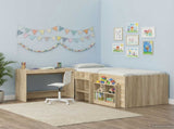 Bed Desk Sonoma Oak Engineered Wood 100 x 45 x 75 cm 893733