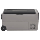 Cool Box with Wheel and Handle Black&Grey 50 L PP&PE 3154656