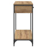 Console Table Artisan Oak 75 x 34.5 x 75 cm Engineered Wood 882249
