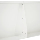 Retaining Wall 2 pcs 60 x 12 x 50 cm Steel White 8015277