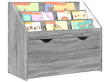 Kids Bookshelf Grey Sonoma 60 x 29.5 x 69 cm Engineered Wood 892395