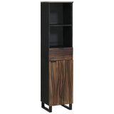 Bathroom Furniture Set with Drawer 5 pcs White Engineered Wood 3310057