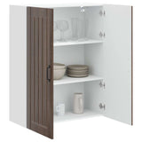 Wall Cabinet LUCCA Brown Oak 80 x 31 x 100 cm Engineered Wood 885152