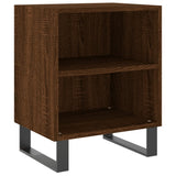 Bedside Cabinets 2 pcs Brown Oak 40x30x50 cm Engineered Wood 826811