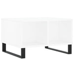 ZNTS Coffee Table White 60x50x36.5 cm Engineered Wood 830548