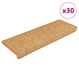 Stair Mats Self-adhesive Sisal-Look 30 pcs 65x21x4 cm Sisal 3365889