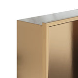 Shower Niche Brushed Gold 32x62x9 cm Stainless Steel 4005133