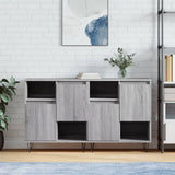Sideboards 2 pcs Grey Sonoma Engineered Wood 3190131