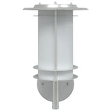 Outdoor Wall Lights 2pcs Silver Stainless Steel 4006285