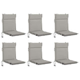 6-Piece High Back Chair Cushions GEMERT 6 pcs 100% Polyester 946500
