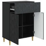 Sideboard Black 66 x 34.5 x 90 cm Engineered Wood 895096