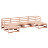 6 Piece Garden Sofa Set Solid Wood Douglas Fir 3299565