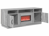 Electric Fireplace Grey Sonoma 100 x 33 x 55 cm Engineered wood 8020996
