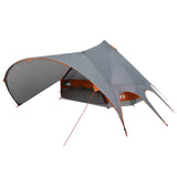 Teepee Tent 7-Person Grey and Orange 600 x 600 x 347 cm 42004016