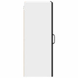 Wall Glass Cabinet PORTO Black 40 x 31 x 80 cm Engineered Wood 885337
