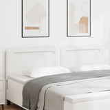 LED Headboard White 200 cm Faux Leather 42007314