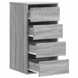 Corner Chest of Drawers Grey Sonoma 40x41x76 cm Engineered Wood 852866