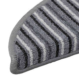 Self-adhesive Stair Mats 15 pcs Grey 56 x 17 x 3 cm 42011439